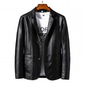 genuine leather coat