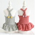 Petstyle spring and summer new star buckle suspender skirt western style dress dog clothes cat skirt