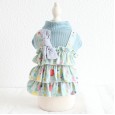 Petstyle spring and summer new candy color cake skirt sweet dress dog clothes cat skirt