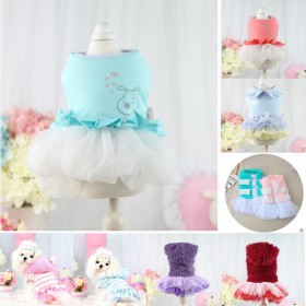 New collection Lollypop lollipop autumn and winter retro pettiskirt pet clothes dog clothing QC