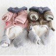 Petstyle autumn and winter new style with scarf horizontal M word four-legged clothes pet clothes dog clothing