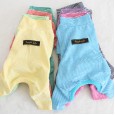 Petstyle autumn and winter cotton thin stripe eight-color striped leggings pet clothes dog clothing pajamas