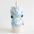 Petstyle Autumn and Winter New School Color Stripe Hat Strap Clothing Pet Clothes Dog Clothing