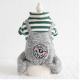 Petstyle autumn and winter new striped anchor four-legged clothes pet clothes dog clothing