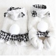 Petstyle autumn and winter new plaid bears couple clothes pet clothes dog clothing