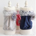 Petstyle autumn and winter new elegant corsage cotton clothes pet clothes dog clothing