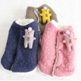Petstyle autumn and winter new bear warm cotton vest pet clothes dog clothing