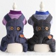 Petstyle autumn and winter new simple big strap four-legged clothes pet clothes dog clothing