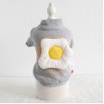 Petstyle autumn and winter new fried poached egg sweater pet clothes dog clothing