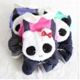 Petstyle autumn and winter new big face panda doll four-legged clothes pet clothes dog clothing