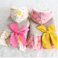 Petstyle autumn and winter new flower bow hooded skirt pet clothes dog clothing