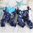 Petstyle autumn and winter clothing starry story four-legged clothes dog clothes pet clothing 4-legged bodysuit thickened