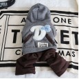 Petstyle autumn and winter D letter four-legged clothes pet clothes dog clothing one-piece cotton 4 foot clothes