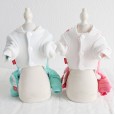 Petstyle autumn and winter long ear rabbit strap four-legged clothes pet clothes dog clothing fresh winter