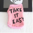 Petstyle autumn and winter simple multicolor sweater pet clothes dog clothes cat cool dog coat