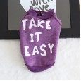 Petstyle autumn and winter simple multicolor sweater pet clothes dog clothes cat cool dog coat