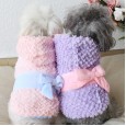 Autumn and winter clothing four-color pineapple section with cotton padded thick warm pet clothes dog clothing