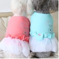 Autumn and winter clothes dog cold-proof cotton skirt thick warm pet clothes dog clothing