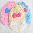 New collection polka dot water drop fake four-foot bow bubble coral fleece sling angel wings fluffy skirt
