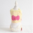 New collection polka dot water drop fake four-foot bow bubble coral fleece sling angel wings fluffy skirt