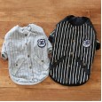 petstyle pet autumn and winter models new 36 striped big dog clothes golden retriever husky allah clothes