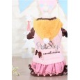 New collection pet clothes autumn and winter Petstyle star sequins four-leg skirt pet dog supplies clothing