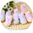 Petstyle new sweet bunny polka dot shoes beef tendon sole wear-resistant shoes pet shoes dog shoes