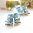 Petstyle spring and summer sweet bow breathable sandals non-slip wear-resistant pet shoes dog shoes
