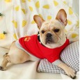 French Bulldog Pet Costume Bago Corgi Bully Dog Spring and Autumn Embroidered Gold Label Star Hat Sweater Dog Clothes