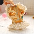 Dog clothes princess dress Teddy bear Xiong Bomei small and medium-sized dogs spring and summer dress pet cute flower bear plaid skirt