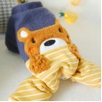 Pet puppy dog clothes small and medium-sized dog clothing claw claw four feet thick padded coat to keep warm and velvet