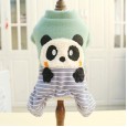 Pet puppy dog clothes small and medium-sized dog clothing claw claw four feet thick padded coat to keep warm and velvet