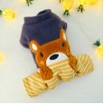 Pet puppy dog clothes small and medium-sized dog clothing claw claw four feet thick padded coat to keep warm and velvet