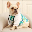 Dog autumn and winter clothing law Dou Schnauzer Corgi pet plus velvet warm winter Teddy clothes hooded sweater