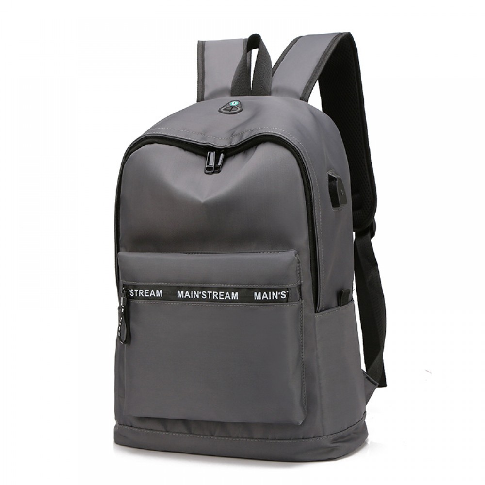 New tide brand backpack nylon waterproof backpack usb student bag computer backpack