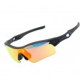 Riding glasses five-piece suit bicycle outdoor sports fishing mountaineering myopia polarized