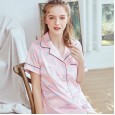 Yaoting explosion silk ladies pajamas spring and summer comfortable nightdress pajamas home service SQ1156