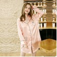 Yaoting fashion silk sexy shirt nightdress ladies summer ladies sexy pajamas home service SQ810