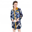 Yaoting fashion silk sexy ladies nightdress summer silk shirt feminine pajamas home service SQ590