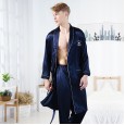 Yaoting explosion silk pajamas summer men's shorts nightgown home service two-piece suit TZ658 / WP893