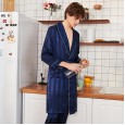 Yaoting silk men's spring and summer long-sleeved trousers home service suit WP1055