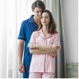 New silk couple pajamas men's summer and spring simulation silk female short sleeve shorts suit Korean version of home service
