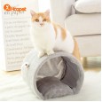 Cat climbing frame cat scratching board toys playable grind tunnel cat climbing frame folding ears Garfield doll