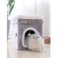 Pet cat climbing frame against the wall cat climbing frame cat litter cat hole cat jumping platform cat lookout pet cat leisure toy