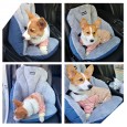 Dog car mat Huayuan pet car warm cat litter kennel