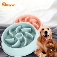 Pet slow food bowl dog bowl dog plate dog bowl dog food bowl large dog anti-choke slow food rice bowl