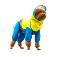 Do not include tail dog raincoat method Dou Schnauzer medium-sized small dog puppy four-foot waterproof all-inclusive pet clothes
