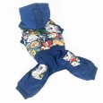 Dog clothes big dog autumn and winter clothes cotton coat golden retriever labrador samoyed side dog large dog pet clothing