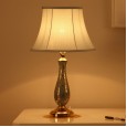 American simple ceramic table lamp bedroom living room hotel villa high-end luxury warm light bedside lamp