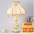 Table lamp bedroom bedside lamp European palace luxury American retro simple high-end living room project